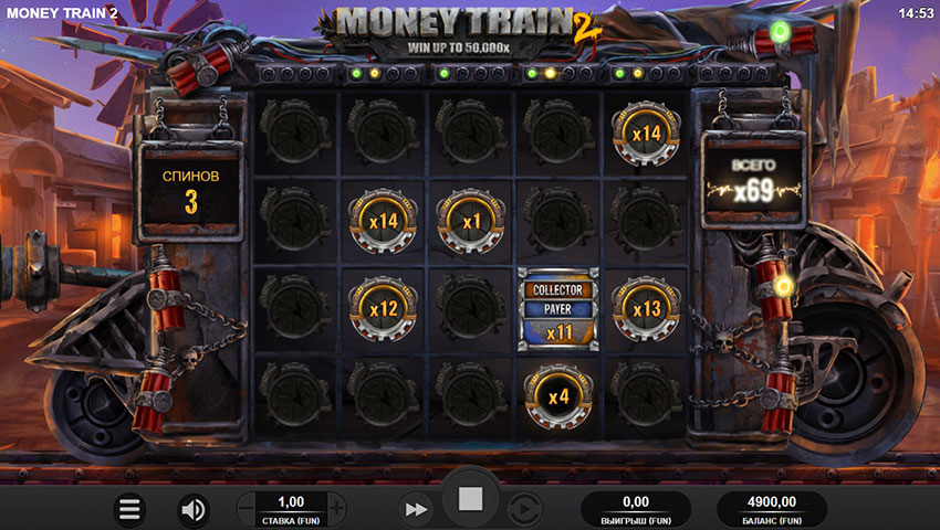 Фриспины в Money Train 2